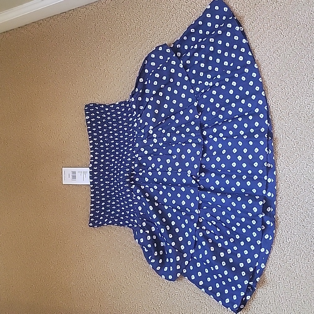 NWT Vineyard Vines stingray print smocked skirt I'm deep bay size XXS